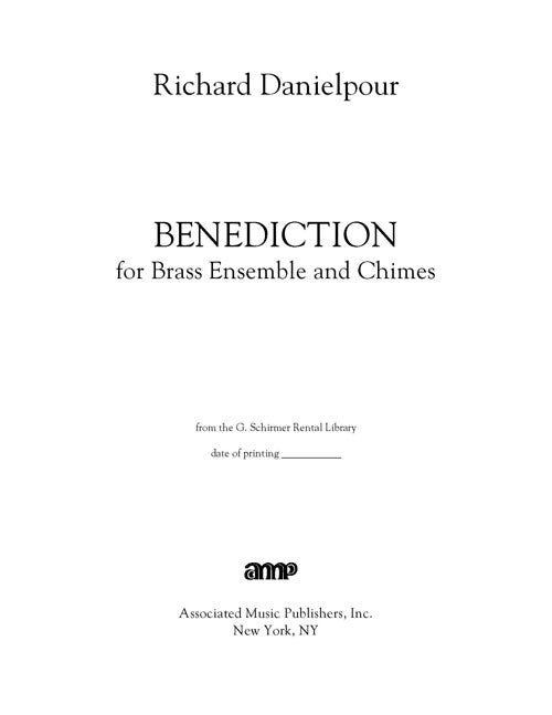 Benediction - (NYC Opera Gala Fanfare)