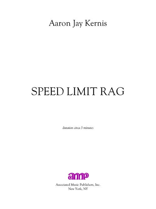 Speed Limit Rag