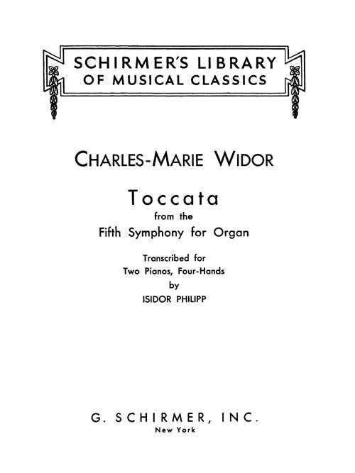 Toccata from the Fifth Symphony for Organ