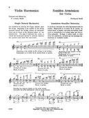 Violin Harmonics and the Pizzicato