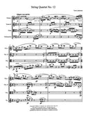 String Quartet No. 12 - Digital (Not Printable)