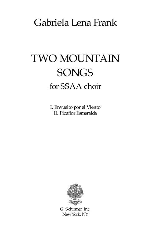 Two Mountain Songs