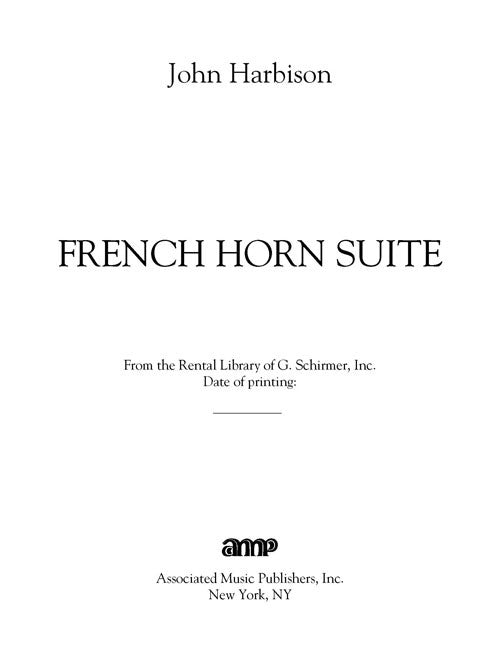 French Horn Suite
