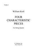 Four Characteristic Pieces