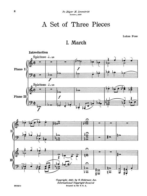 March from “A Set of Three Pieces” - Digital (Not Printable)