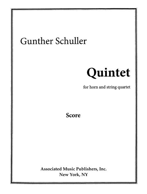 Quintet for Horn and String Quartet