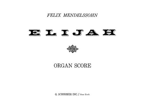 Elijah (organ score)