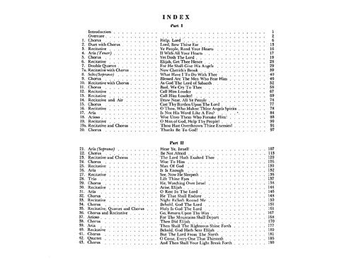 Elijah (organ score)