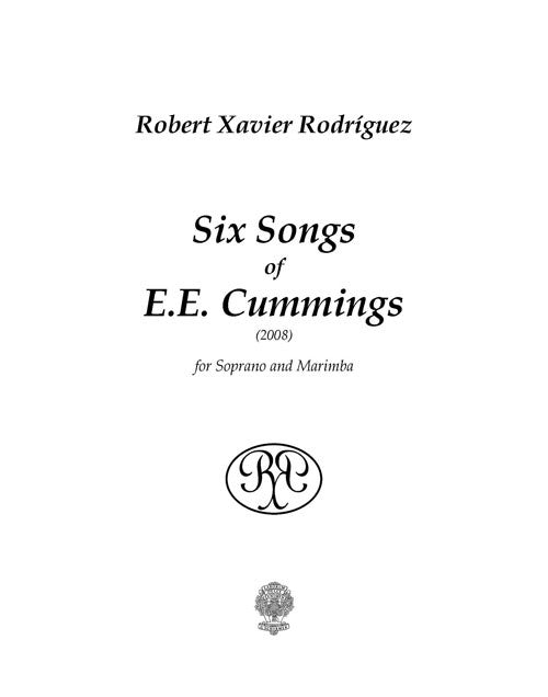 Six Songs of E.E. Cummings (voice, marimba)