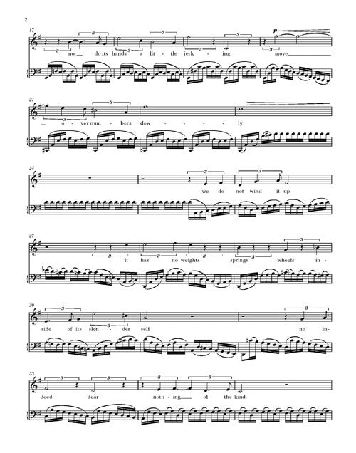 Six Songs of E.E. Cummings (voice, marimba)
