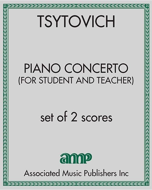 Piano Concerto (for student and teacher) - set of 2 scores