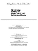 Piano Concertino (for student and teacher)