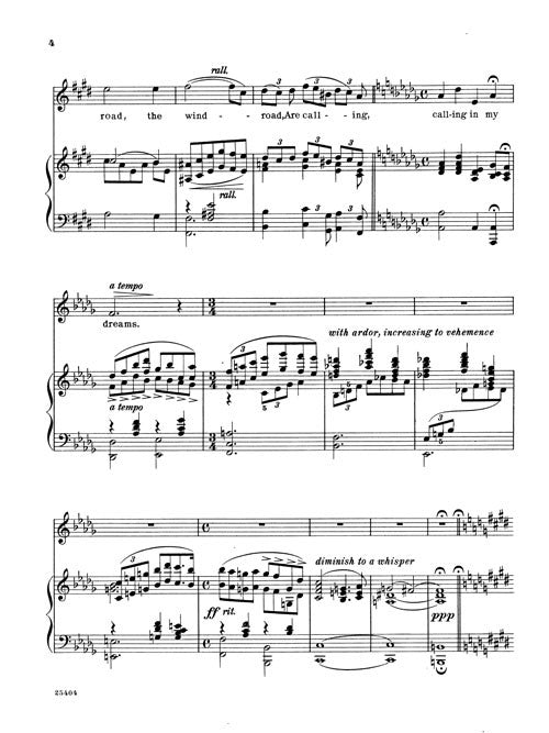 The Breath of the Dawn for high voice