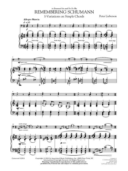 Remembering Schumann