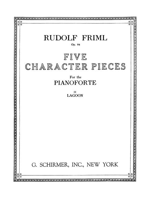 Lagoon, from Five Character Pieces