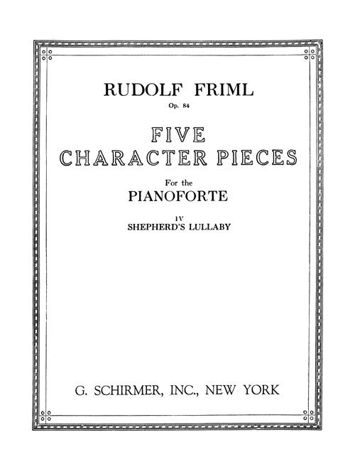 Shepherd's Lullaby, from Five Character Pieces