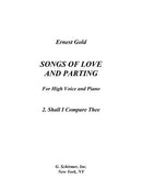 Shall I Compare Thee (from “Songs of Love and Parting”)