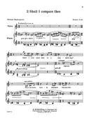 Shall I Compare Thee (from “Songs of Love and Parting”)