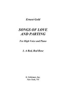 A Red Red Rose (from “Songs of Love and Parting”)