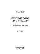 Peace (from “Songs of Love and Parting”)