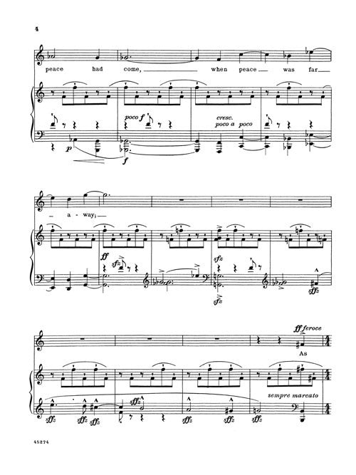 Peace (from “Songs of Love and Parting”)