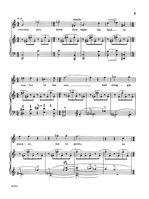 Peace (from “Songs of Love and Parting”)