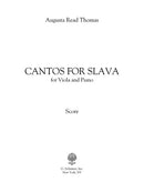 Cantos for Slava (for viola and piano) - Digital (Not Printable)