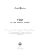 Trio (for Violin, Violoncello and Piano) (2009) - Digital (Not Printable)