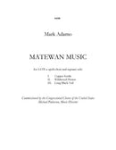 Matewan Music: Three Appalachian Folksongs