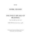 The Poet Speaks of Praising (TTBB)