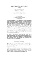 Tres Mitos de Mi Tierra