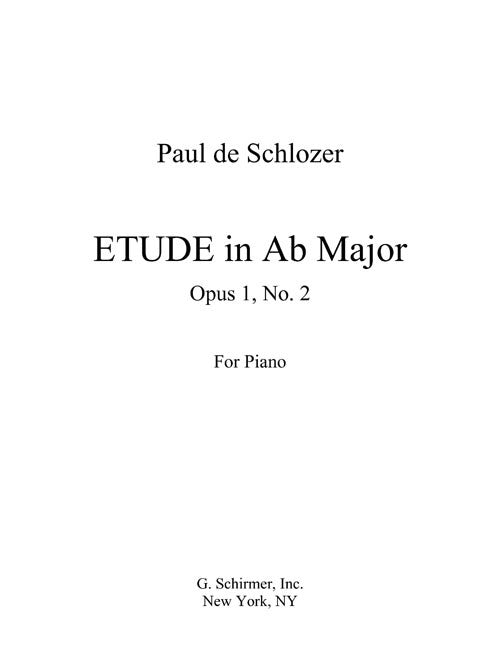 Etude in A-flat Major