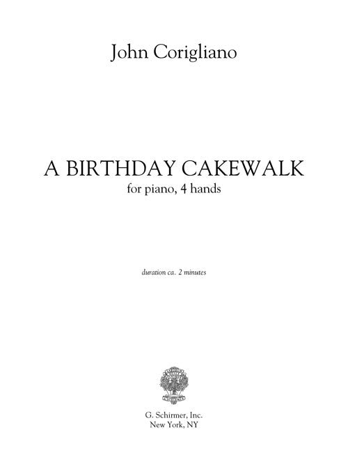 A Birthday Cakewalk