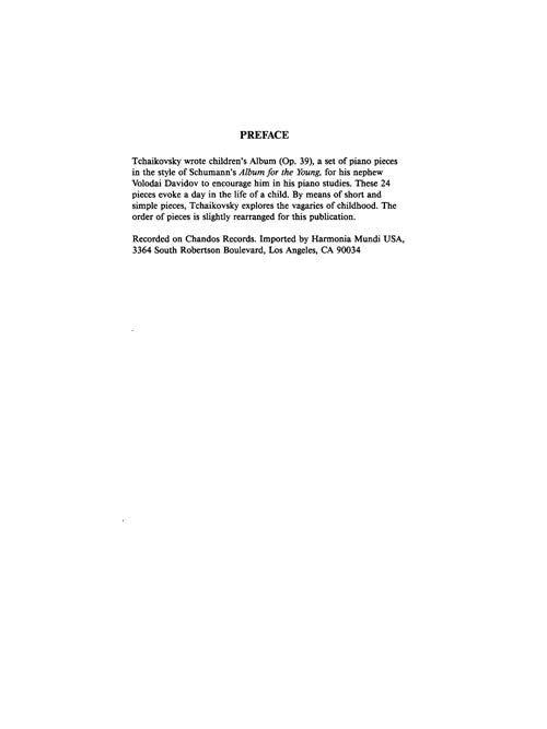 Children's Album, Op. 39