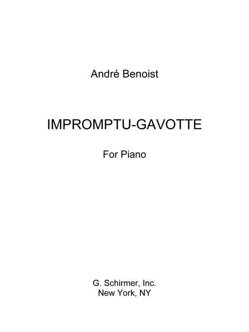 Impromptu - Gavotte