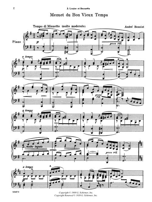 Menuet du bon vieux Temps