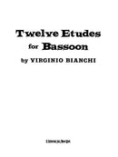 Twelve Etudes for Bassoon - Digital (Not Printable)