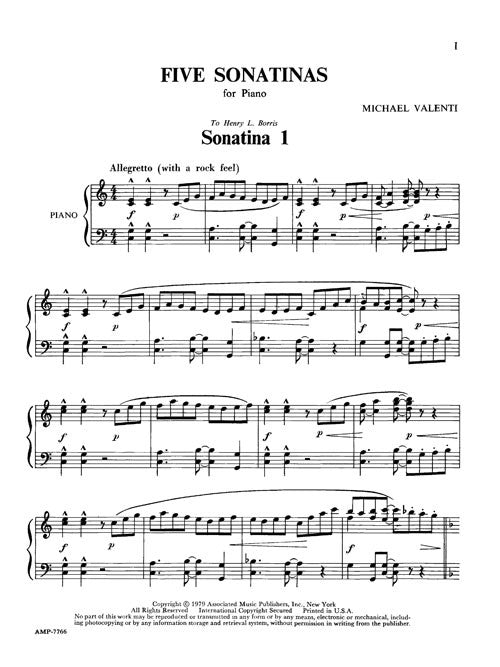 Five Sonatinas for Piano