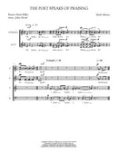 The Poet Speaks of Praising (SATB)