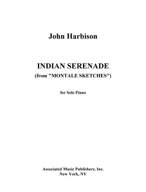 Indian Serenade (Part 3 Montale Sketches)