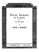 First Sonata in G minor - Sonata No. 1