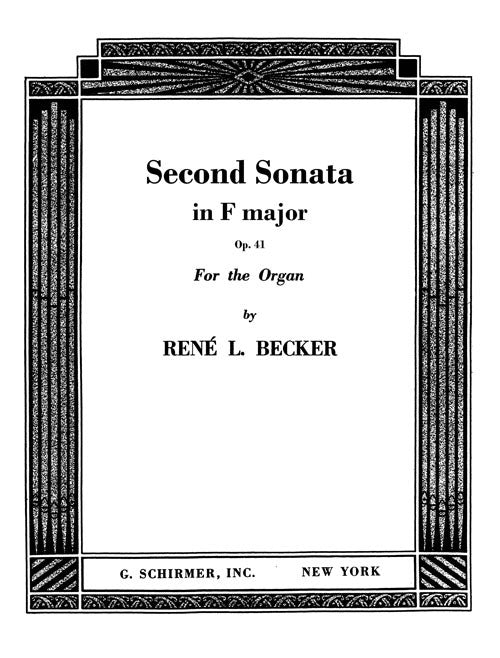 Second Sonata, in F