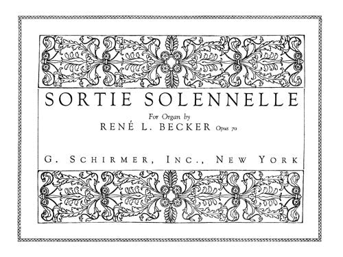 Sortie Solennelle, Op. 70