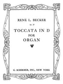 Toccata in D for Organ, op.32