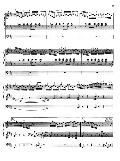 Toccata in D for Organ, op.32