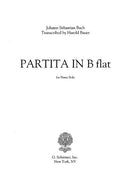Partita No. 1 in B-flat (BWV 825) arr. Bauer