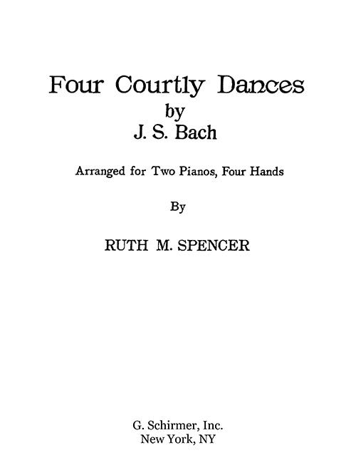 Four Courtly Dances (arr.)