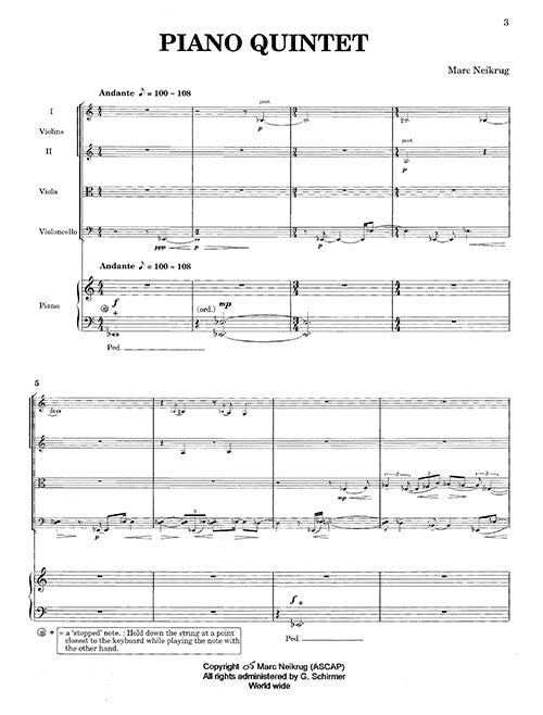 Piano Quintet