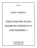 Piece for Pro Piano Steinway D and marimba One