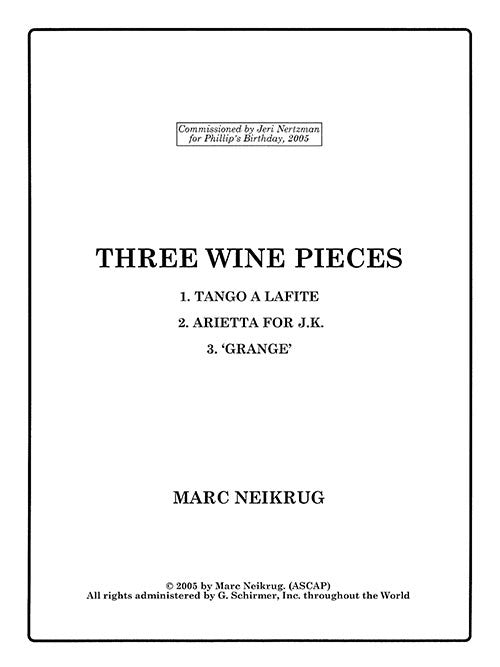 Three Wine Pieces